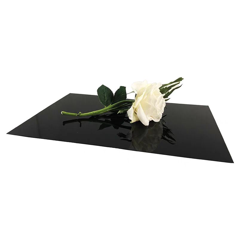 Wedding Event Supply - 10 Piezas Alfombra de Espejo Negra