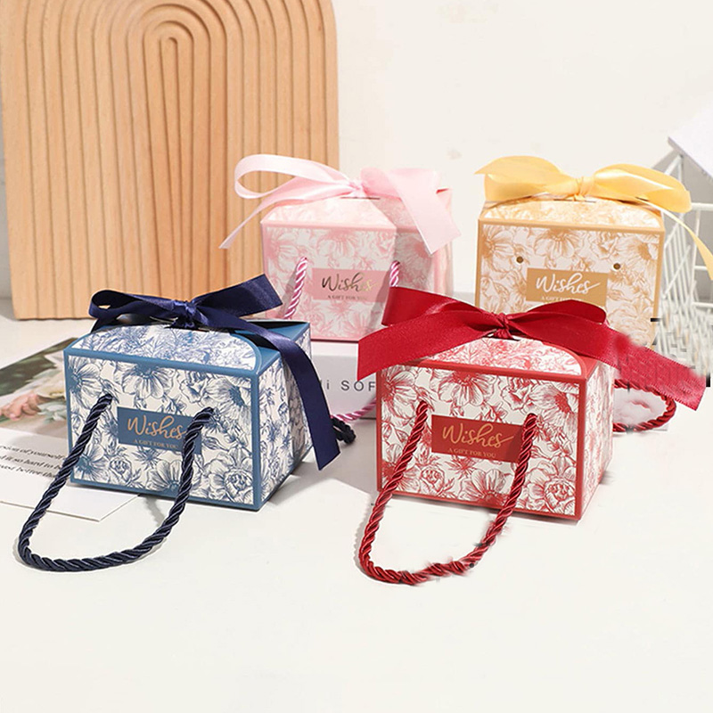 Wedding Event Supply - Caja de dulces con asa para