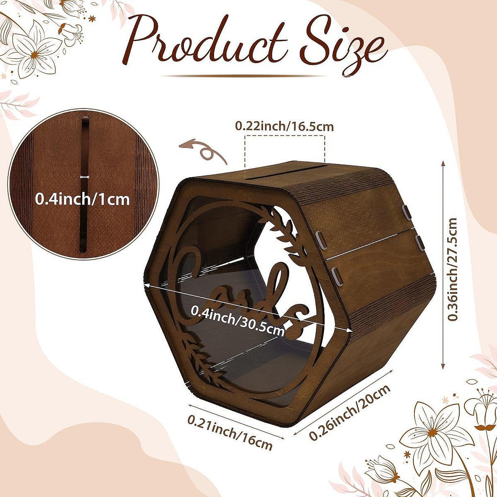 Caja para Tarjetas de Boda con - Wedding Card Box reseña y precio