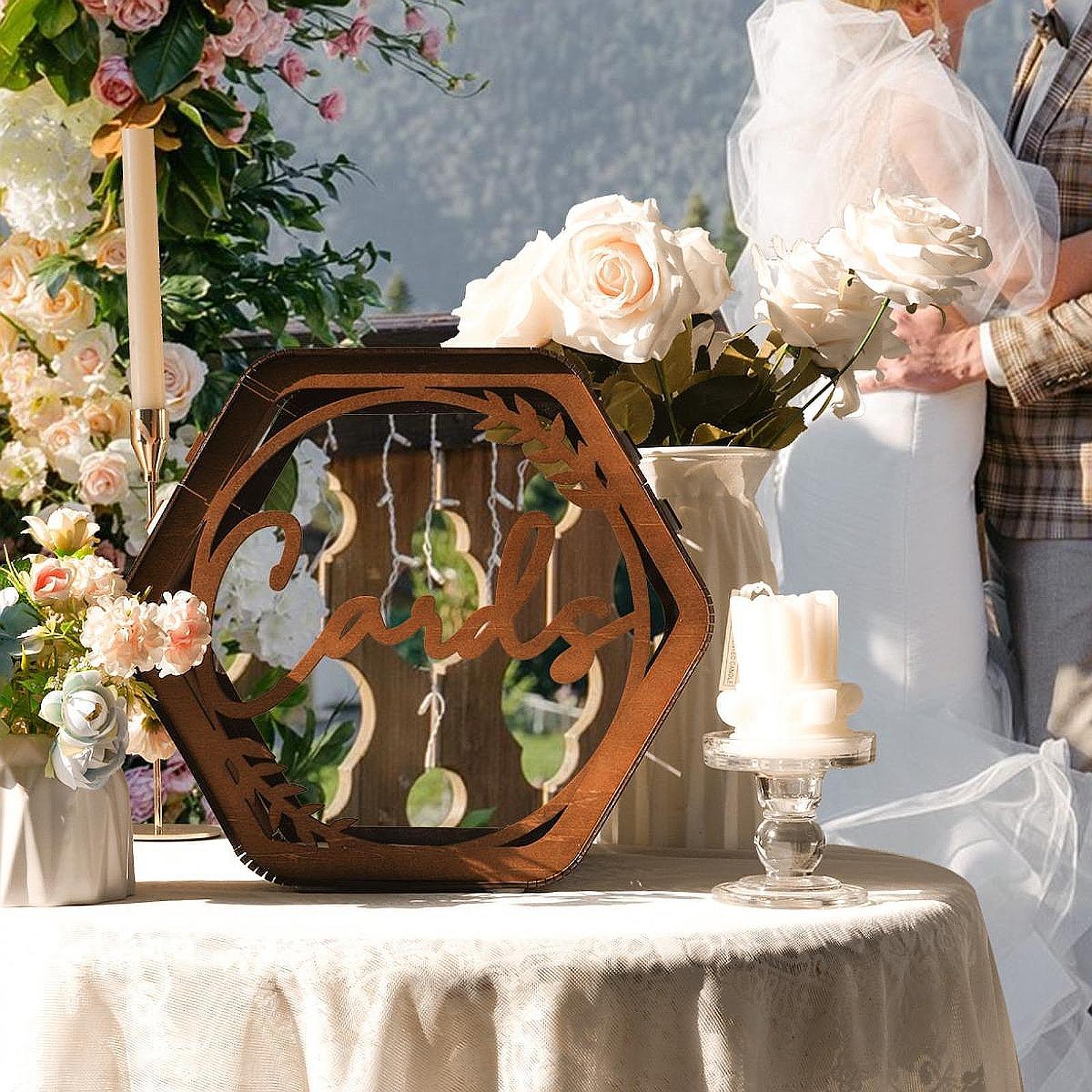 Caja para Tarjetas de Boda con - Wedding Card Box reseña y precio