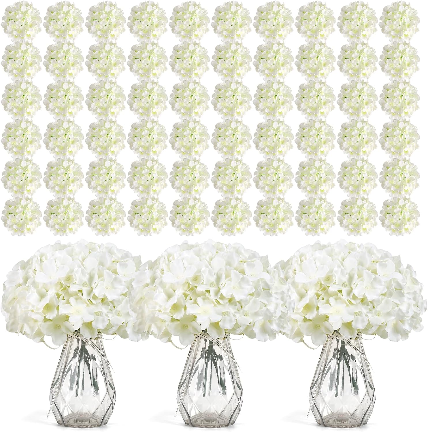 304 Piezas de Flores Artificia - Wedding Supply In Bulk reseña y precio