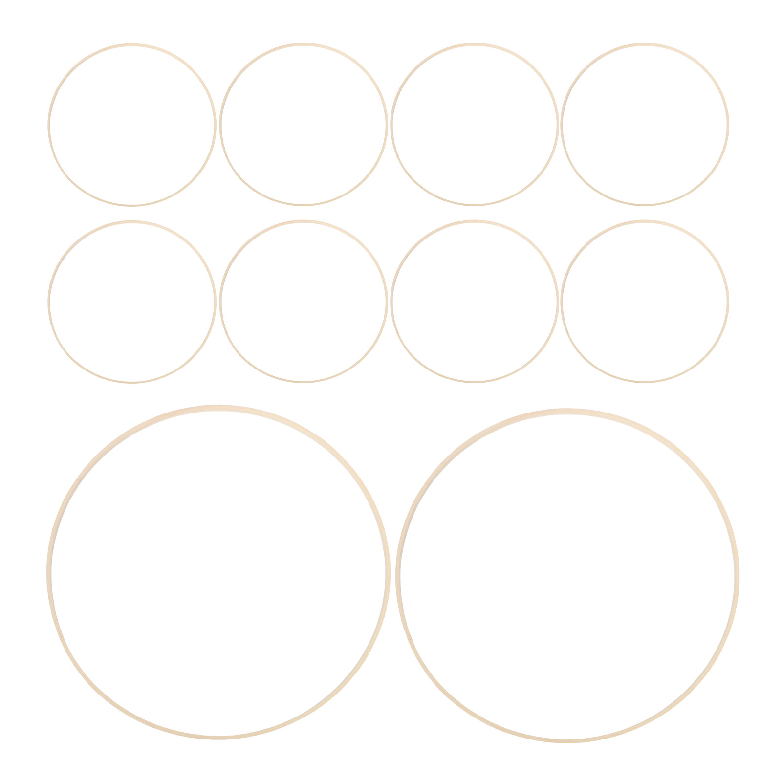 10 Piezas de Aros Florales de  - Wedding Supply Decor reseña y precio