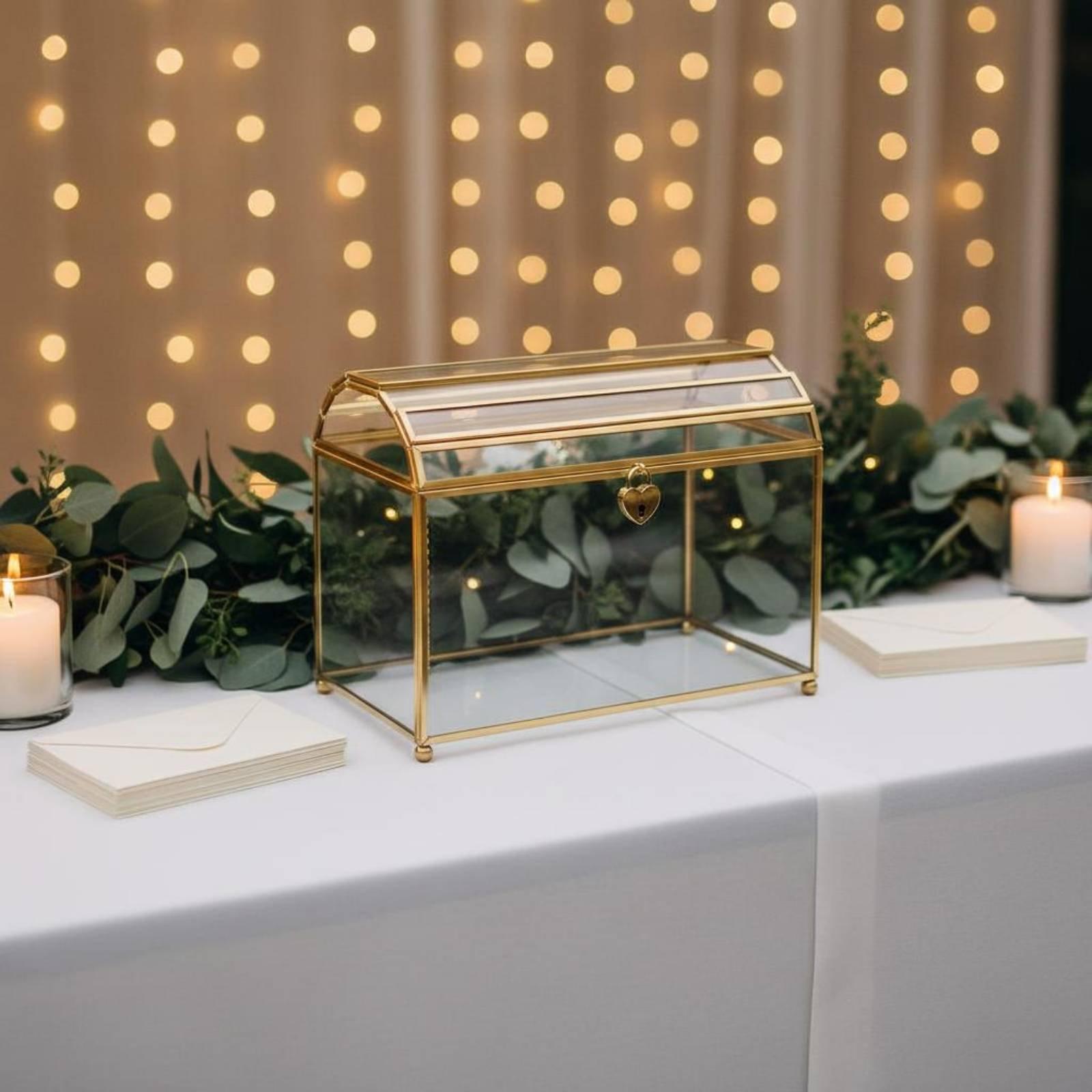 Caja Transparente para Tarjeta - Wedding Card Box reseña y precio