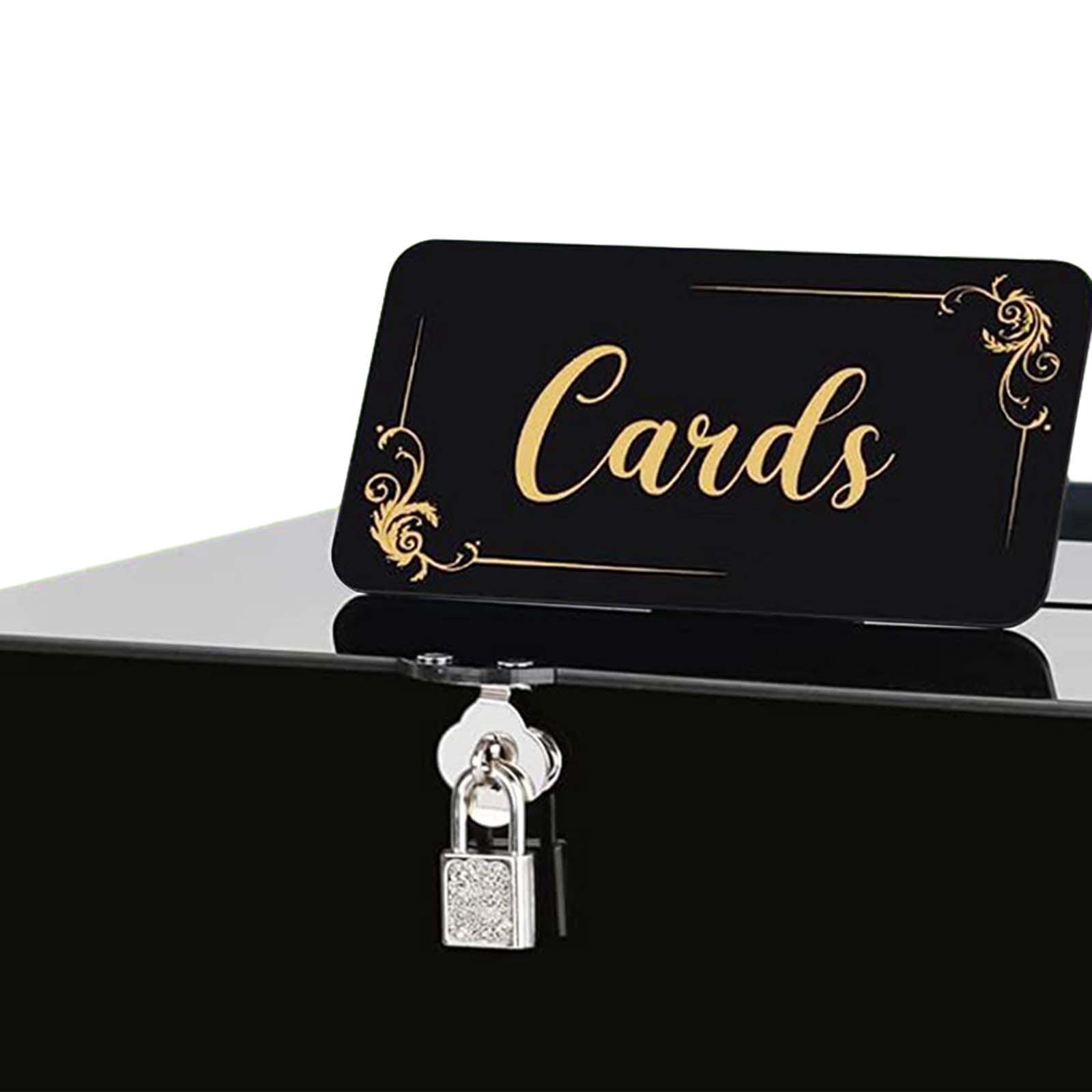 Caja de Acrílico para Tarjetas - Wedding Card Box reseña y precio