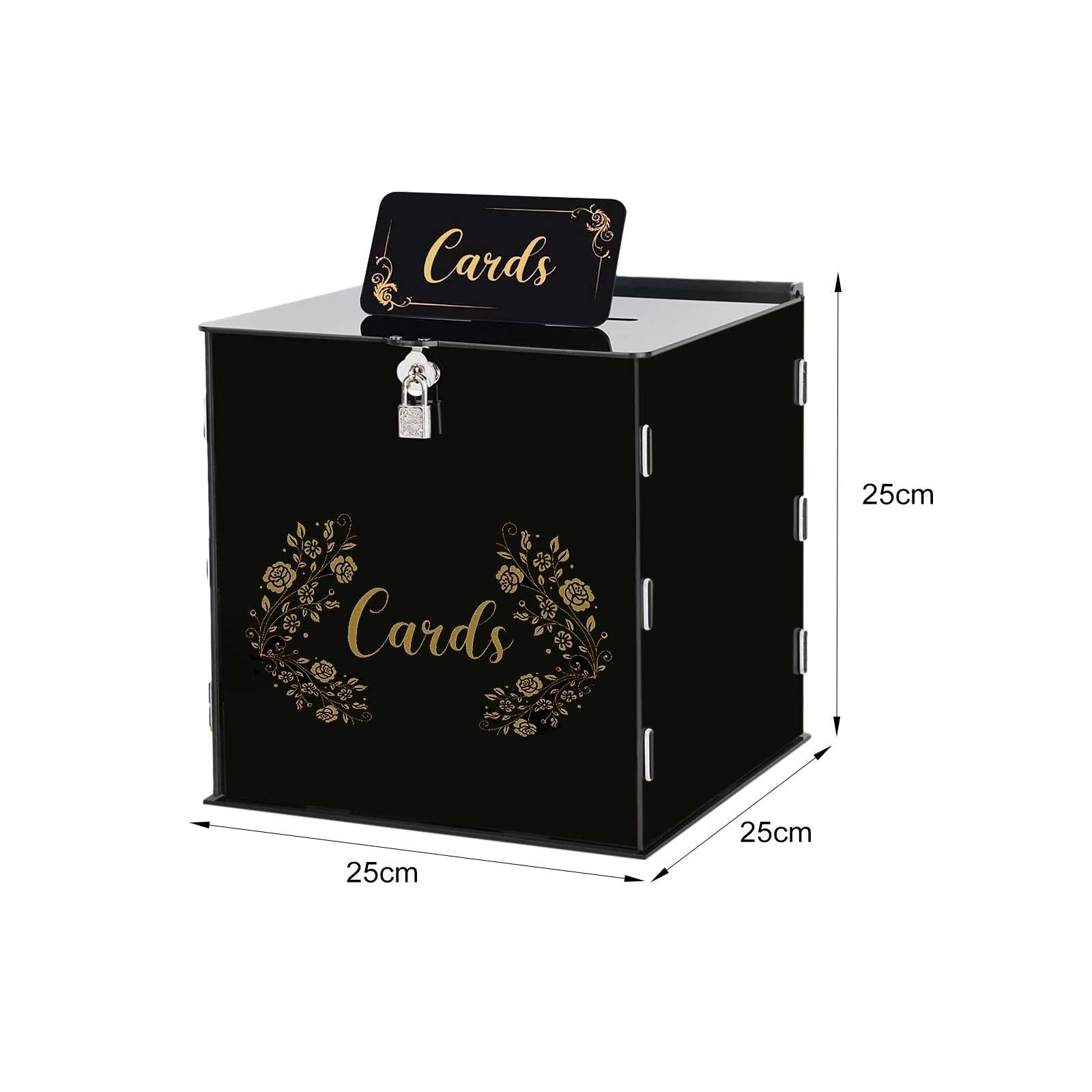 Caja de Acrílico para Tarjetas - Wedding Card Box reseña y precio