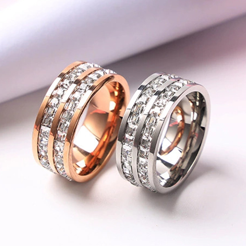 Anillo de acero inoxidable con - Wedding Z reseña y precio