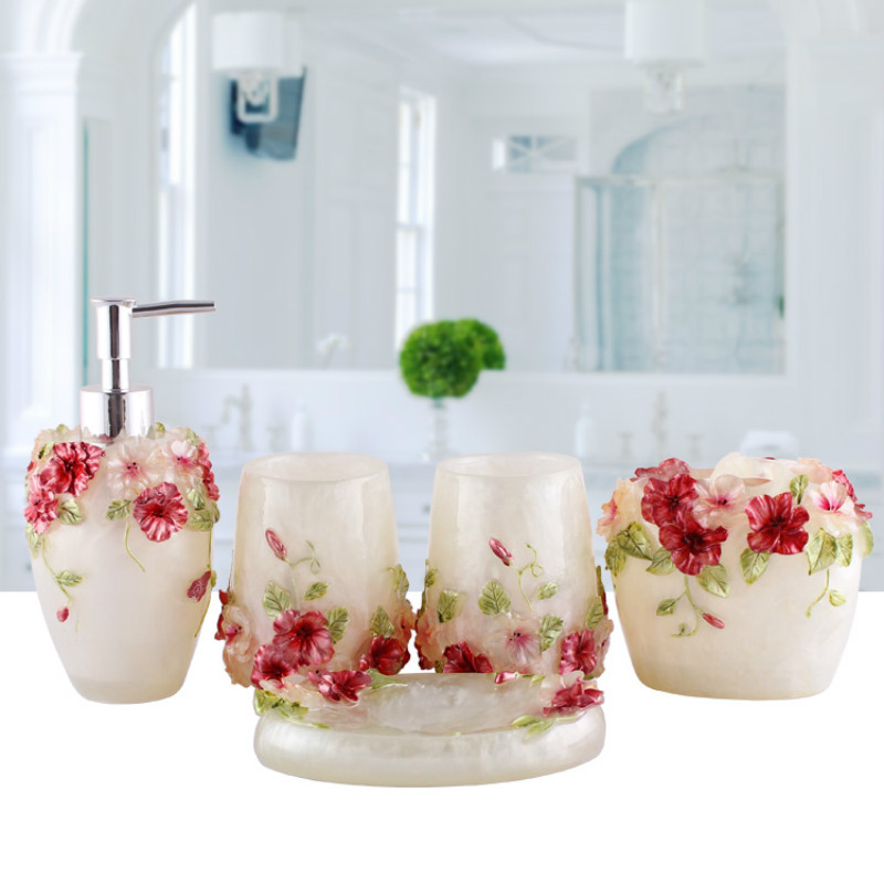 Kit de baño de resina en relie - Wedding Bathroom Supply Kit reseña y precio