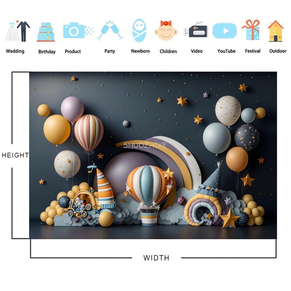 Fondo de fotografía globo 3D p - Wedding Qq reseña y precio