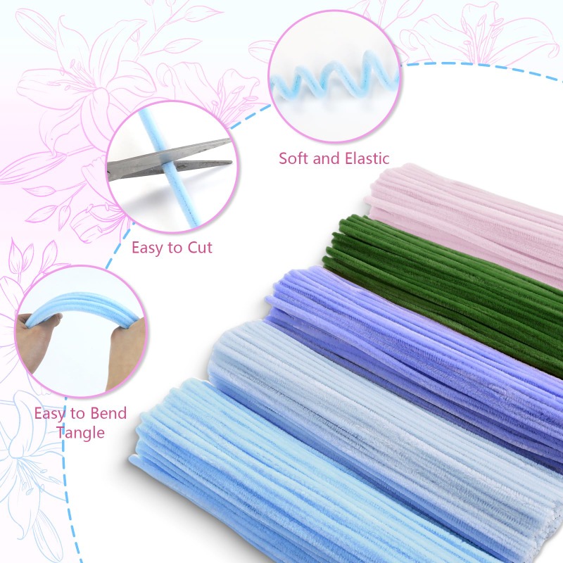 Limpiapipas de chenilla, tallo - Wedding Supply Decor reseña y precio
