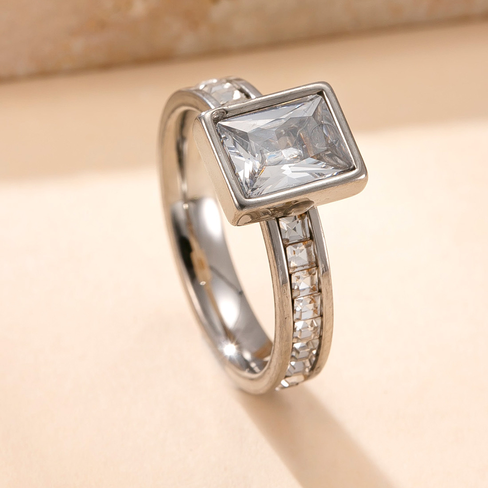 Anillo clásico Retro de circón - Wedding Z reseña y precio