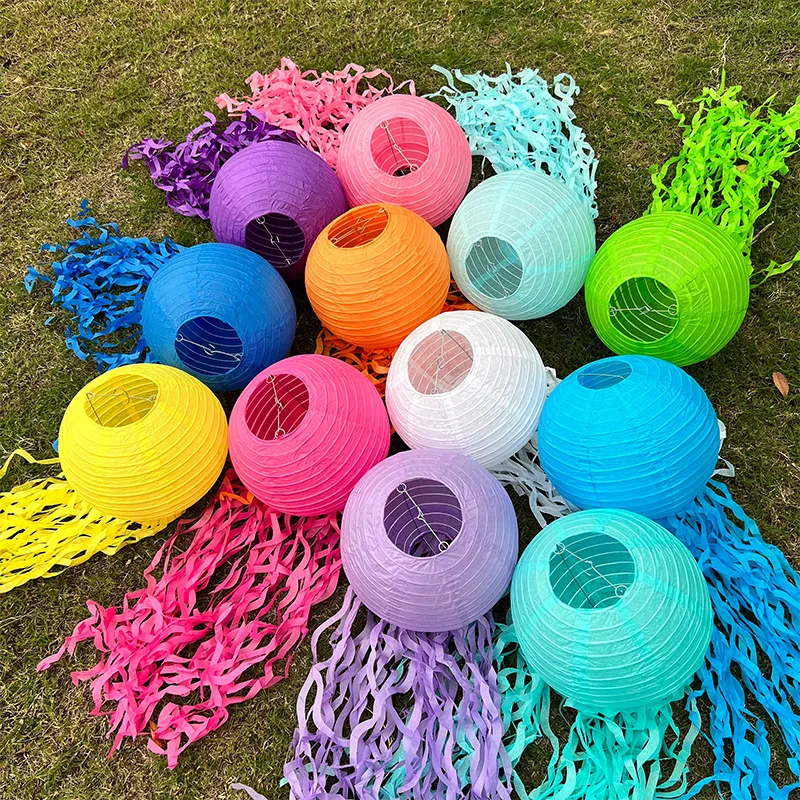 Linterna de papel de medusas c - Wedding Event Supply reseña y precio