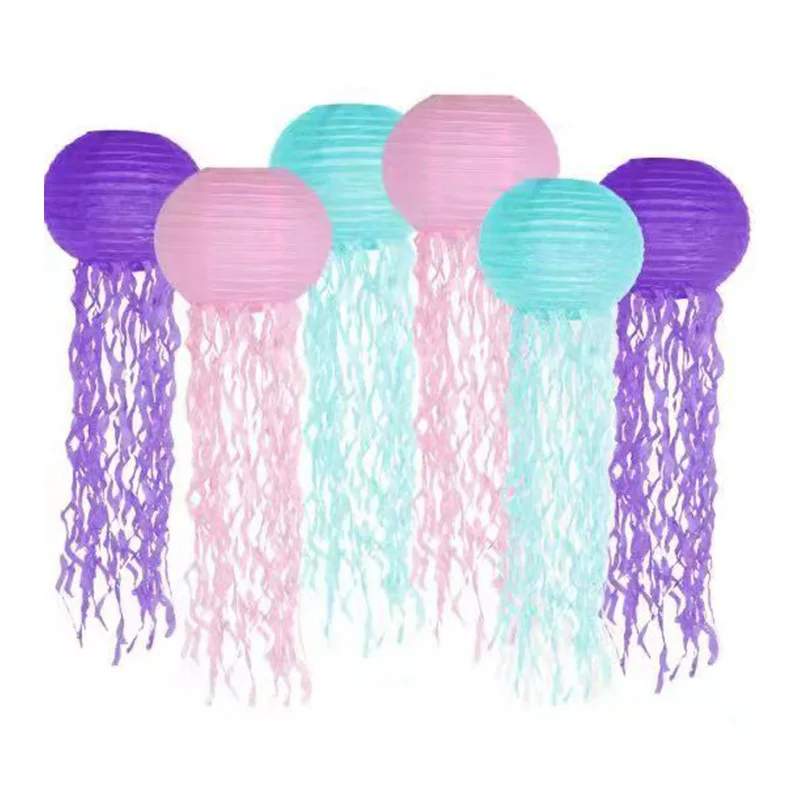Linterna de papel de medusas c - Wedding Event Supply reseña y precio